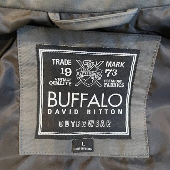Buffalo/David Bitton Biker/Windbreaker Jacket - Size Large - Picture 7 of 8